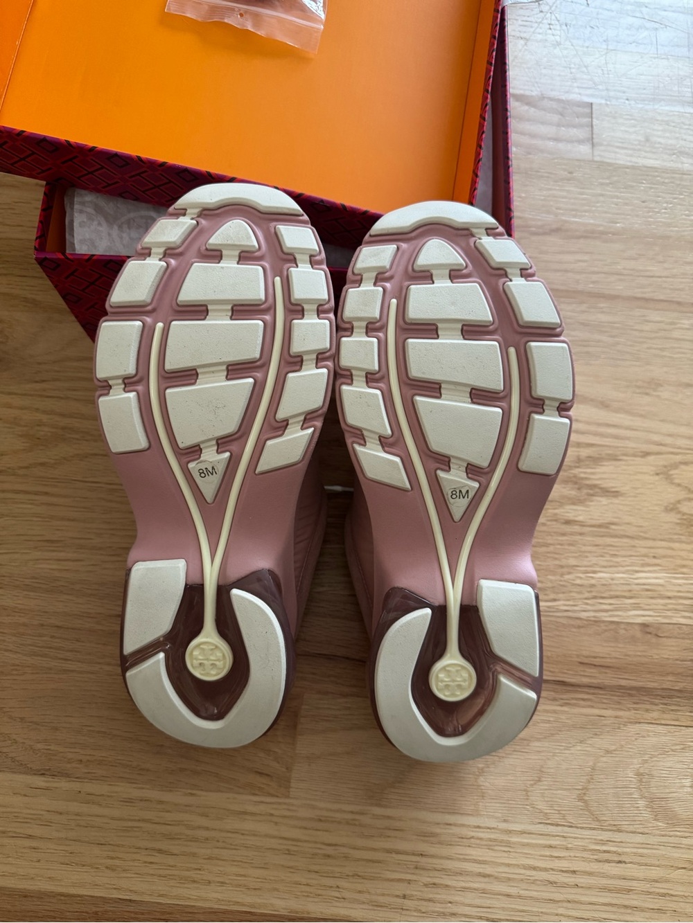 Tory Burch Pink Moon & Chalk Good Luck Trainer Mule - Picture 4 of 4